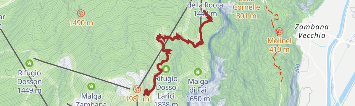 Route map: Top Gun